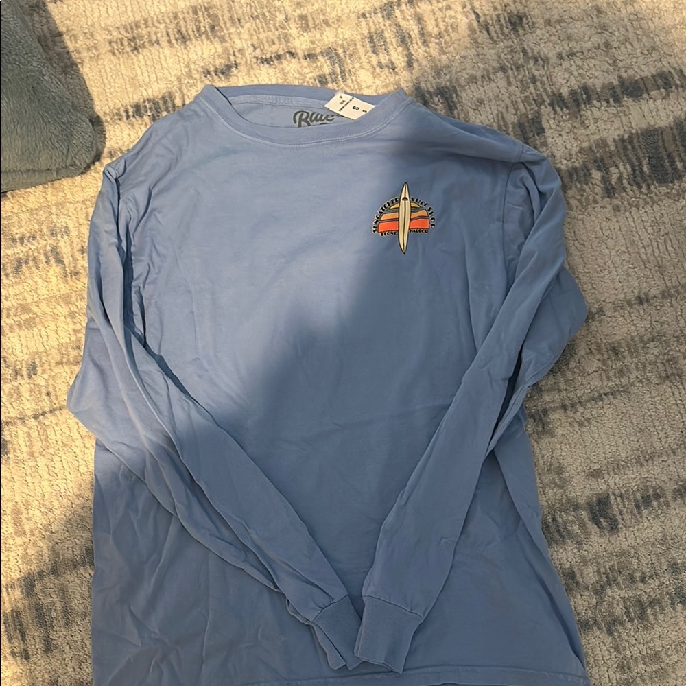 Blue Long Sleeve Men's Shirt